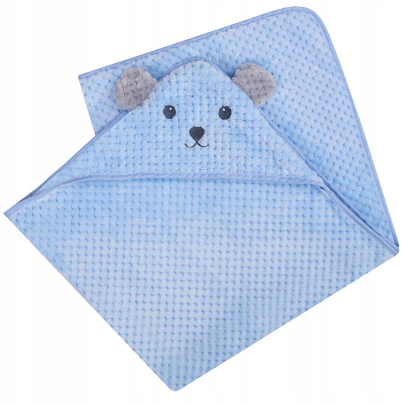 

Kocyk Soft Miękki Puszysty z Kapturkiem 80/90 cm