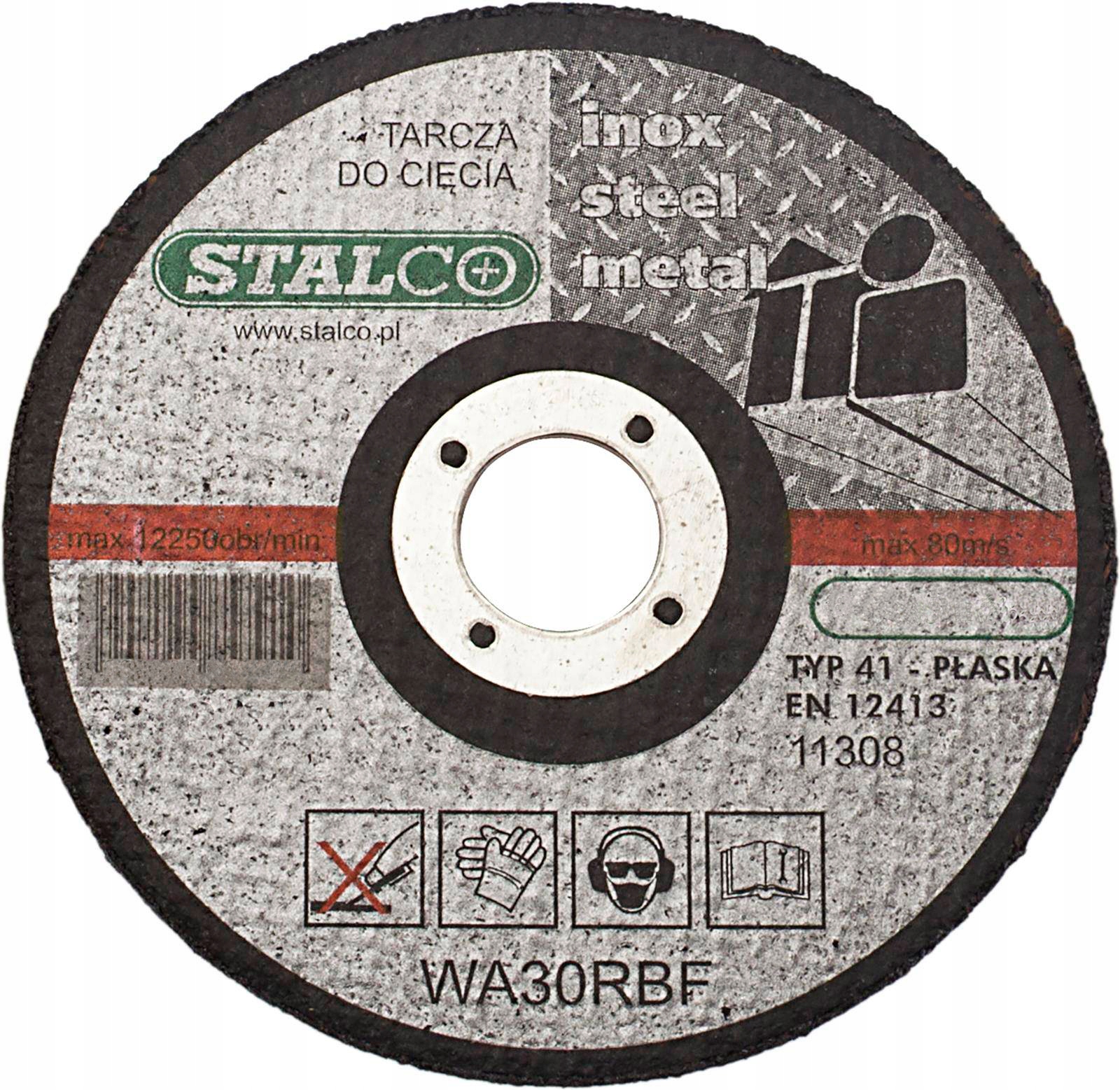

Tarcza do cięcia metalu płaska 125mm x 1mm S-59025