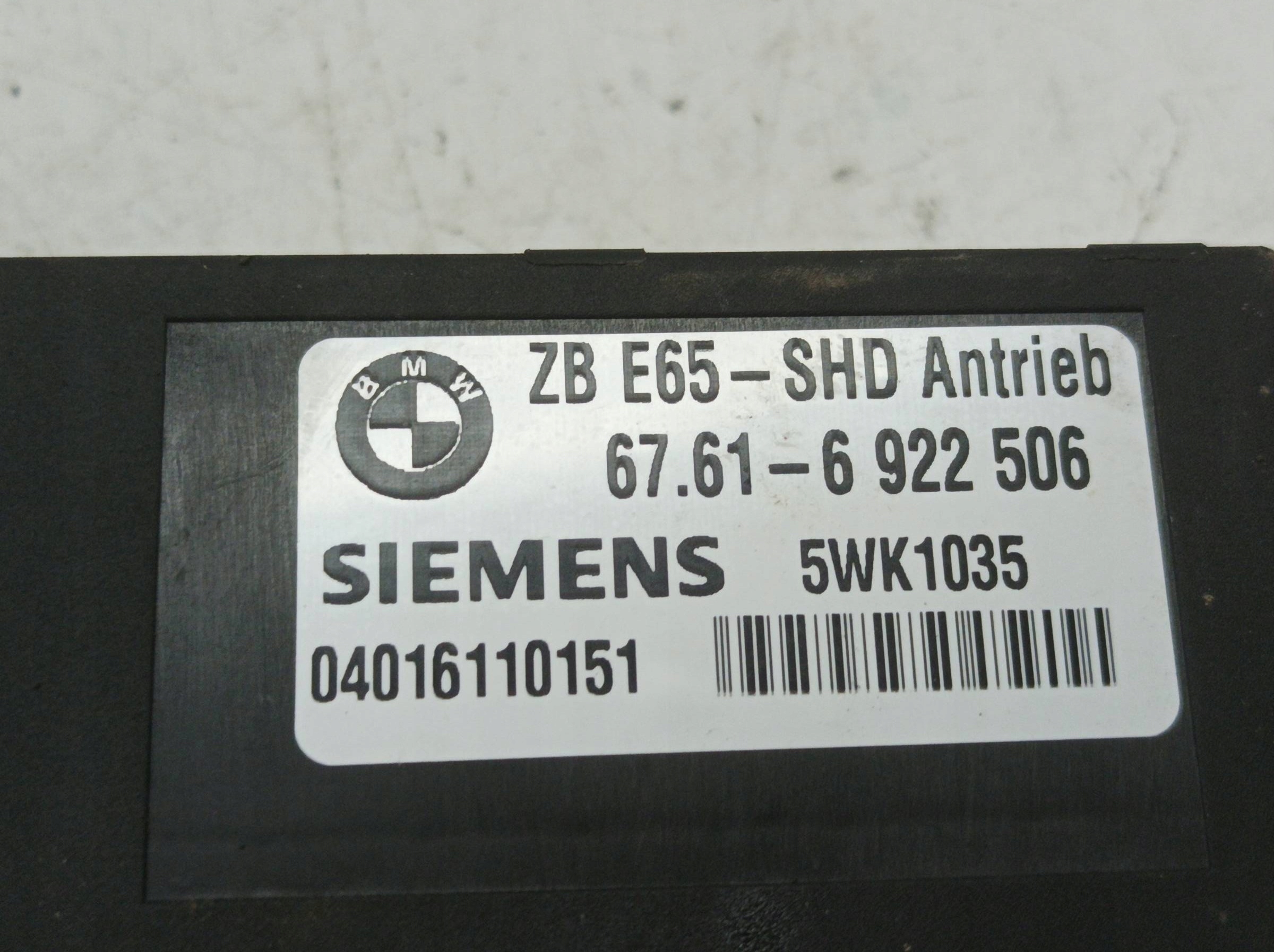 Motor Schiebedach 6922506 Bmw Seria 7 IV (2001-2008) E65/66/67/68