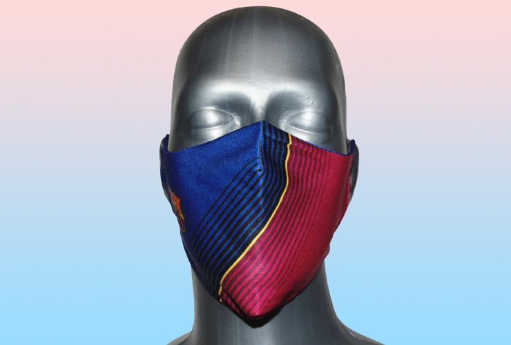 MASECZKA MASKA FC BARCELONA DLA DOROSŁYCH 50 PRAŃ Marka inny