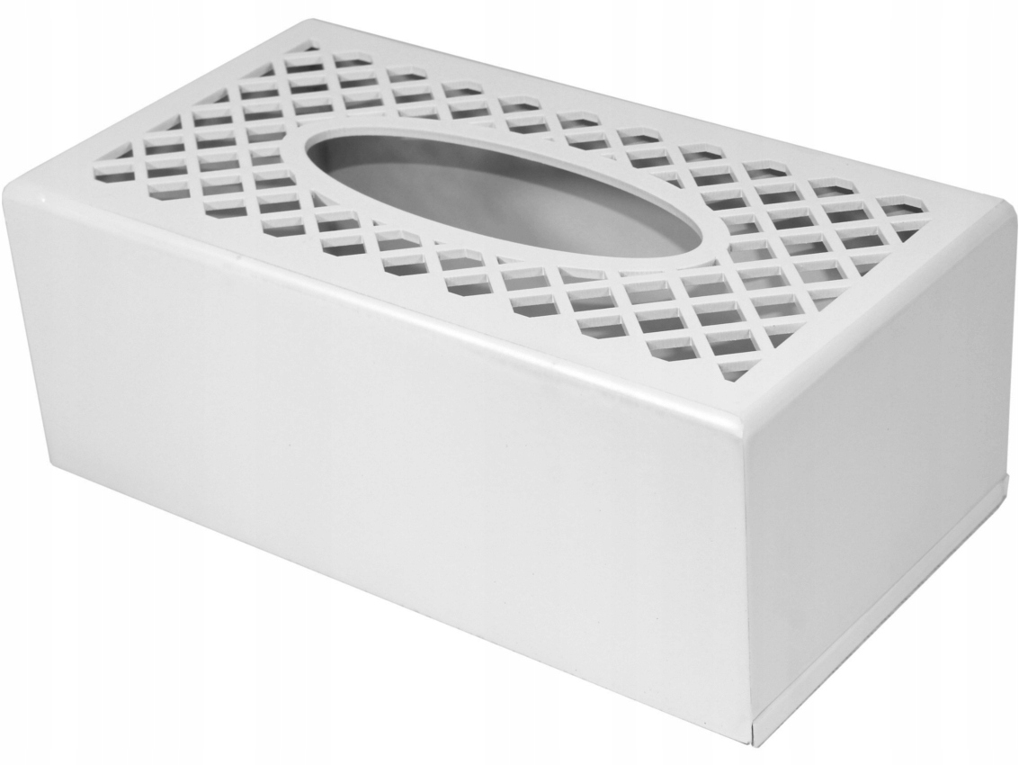 

Drewniany Ażurowy pojemnik na Chusteczki Serwetki