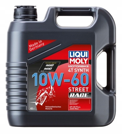 Olej silnikowy Liqui Moly Motorbike 4T Synth 10W-60 Street Race