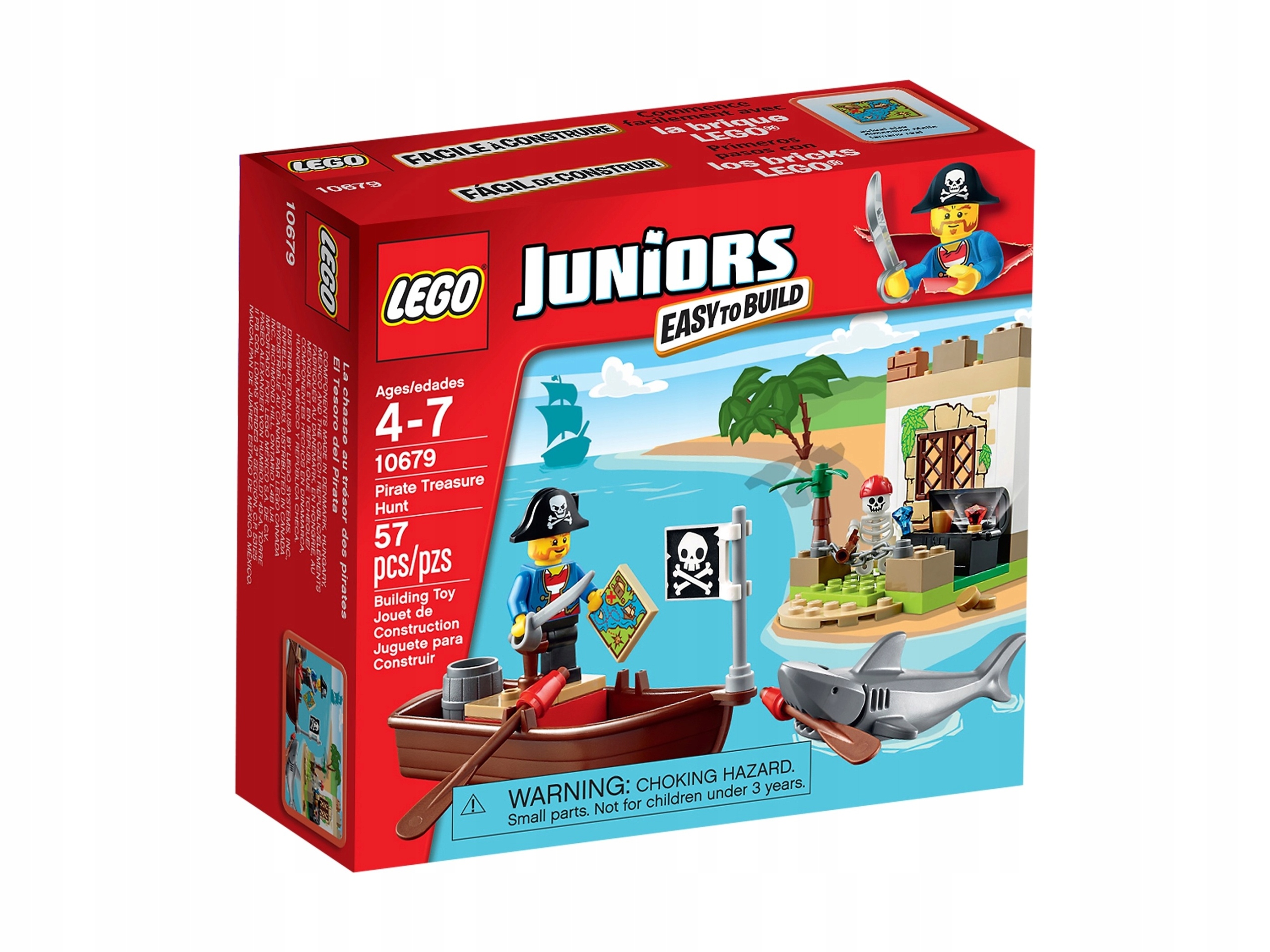 Lego Juniors 10679 Hledání pokladu pirátů Nové