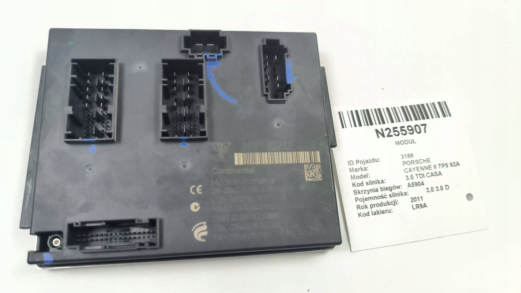 Unité commande confort BCM 7PP907064DF PORSCHE CAYENNE II 7P5 92A