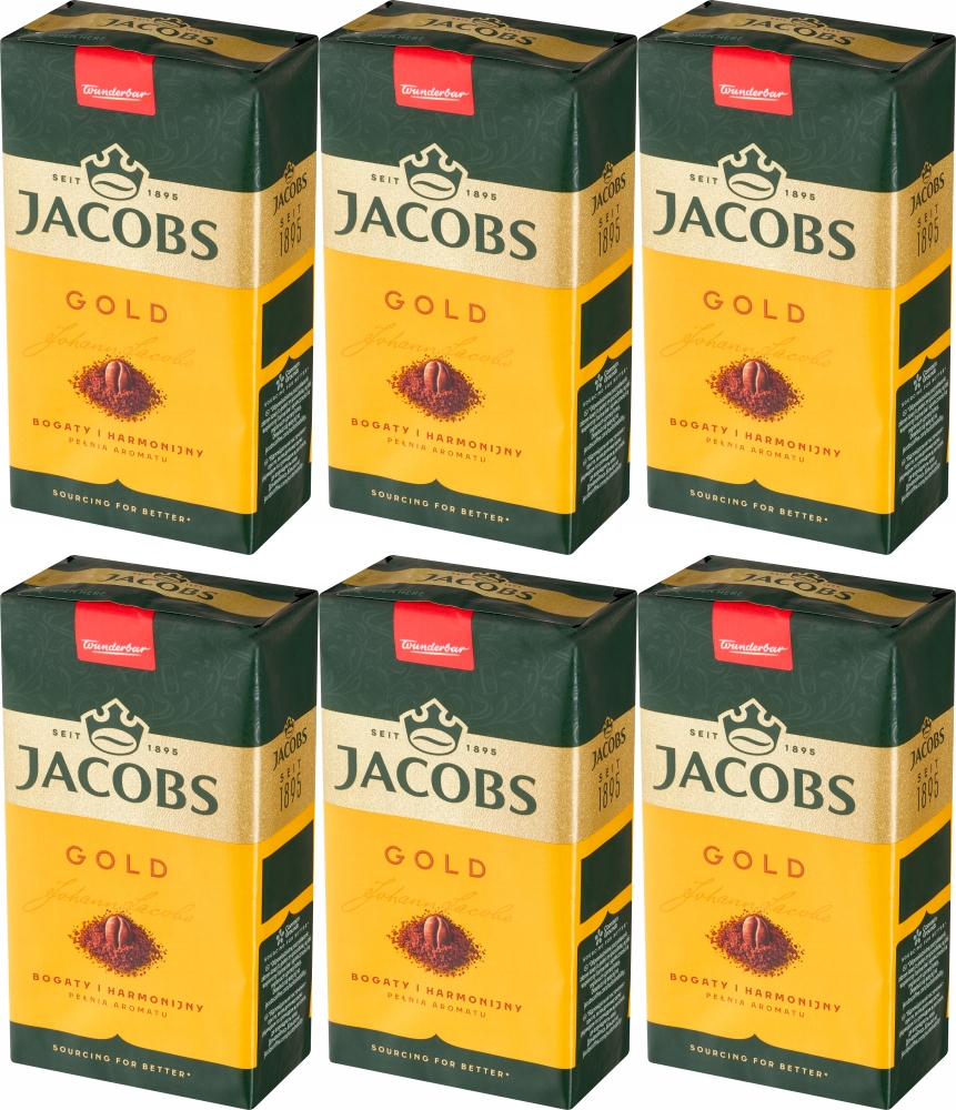 Jacobs Gold 250g kawa mielona x6