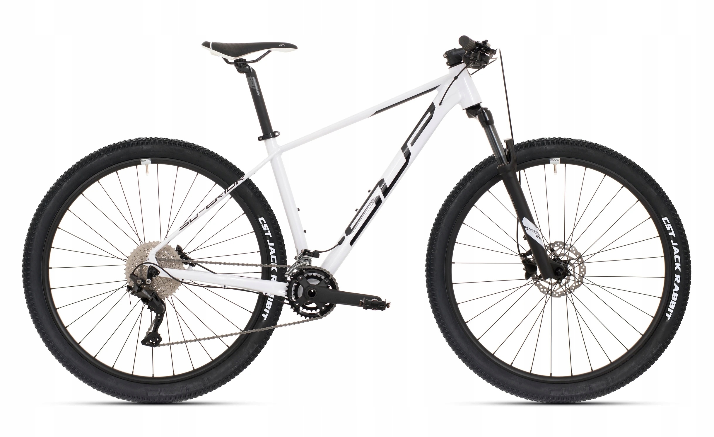 Rower Superior XC 879 gloss white/black metallic 29 XL