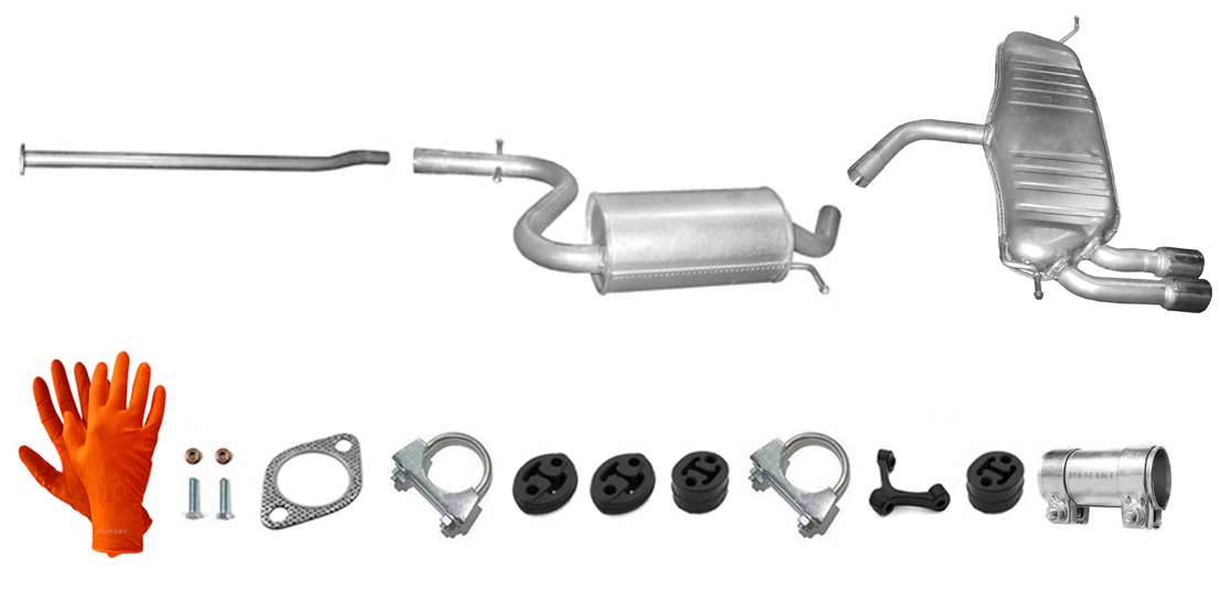 Audi A3 1.4 TFSi 92 kW (2007-8/2012) Liftback Výfukový Systém