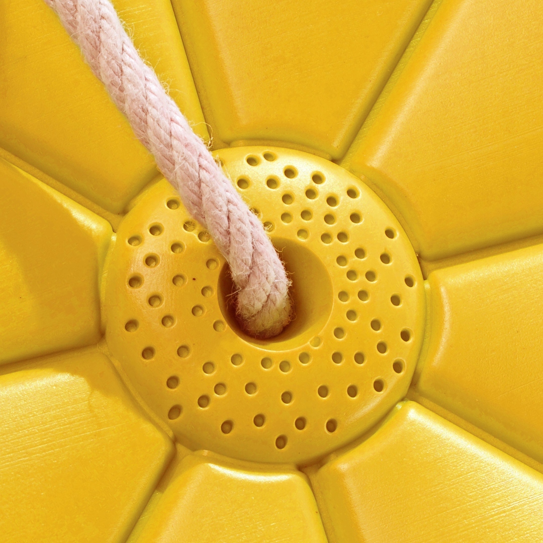 Siedzisko Deseczka do huśtawki - KWIATEK żółty Wiek dziecka 3 lata +