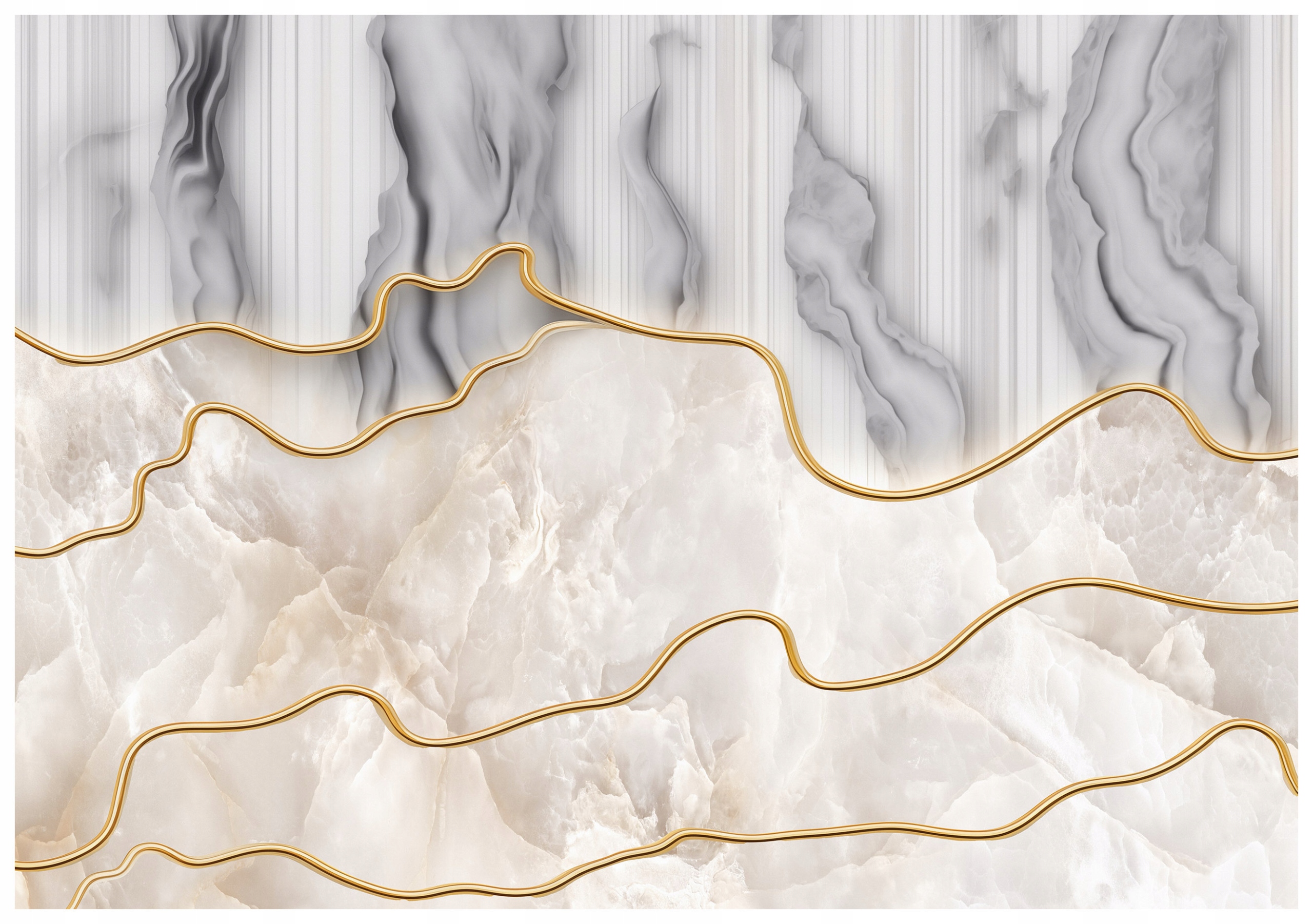 Vliesová fototapeta Mramor Zlatá Béžová Šedá Elegancia 520x318 lepidlo