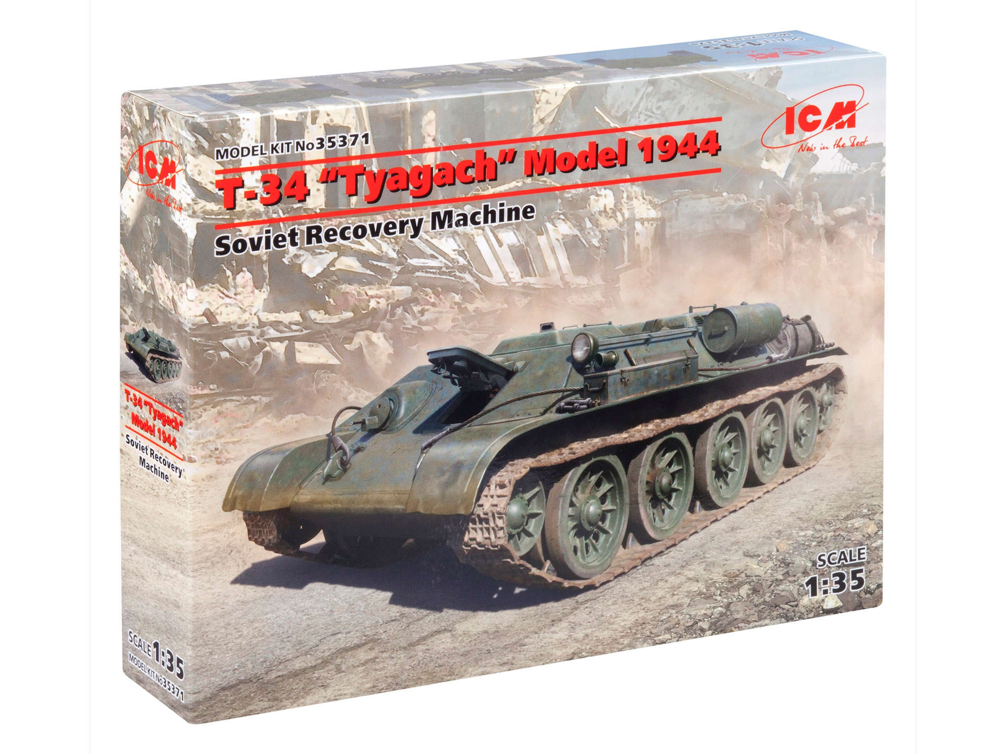 ICM 35371 1/35 T-34 „Tyagach“ Model 1944 Recovery