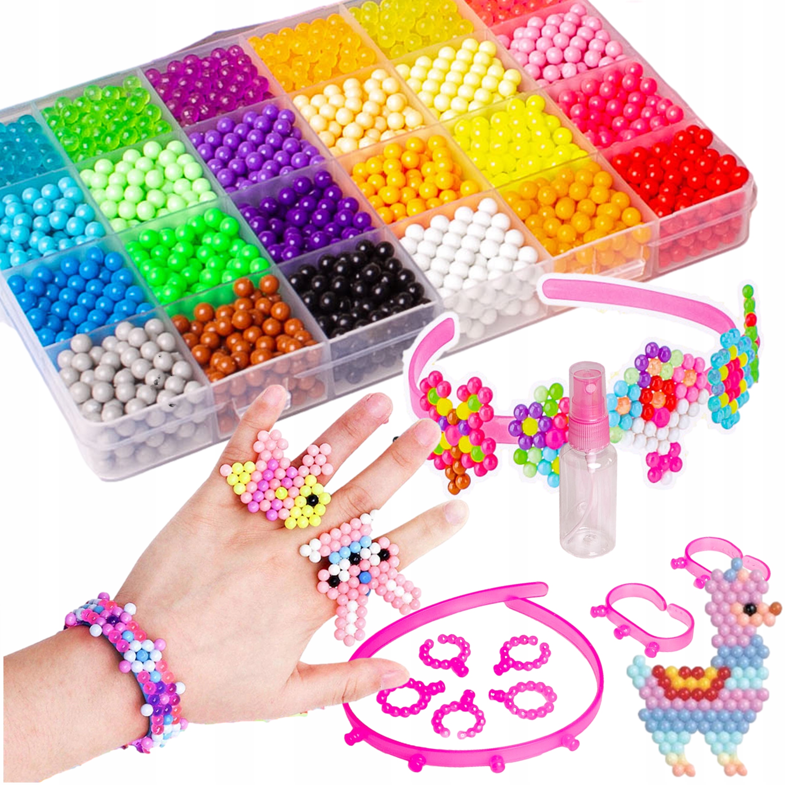 

Koraliki wodne zestaw AquaBeads do biżuterii ozdób