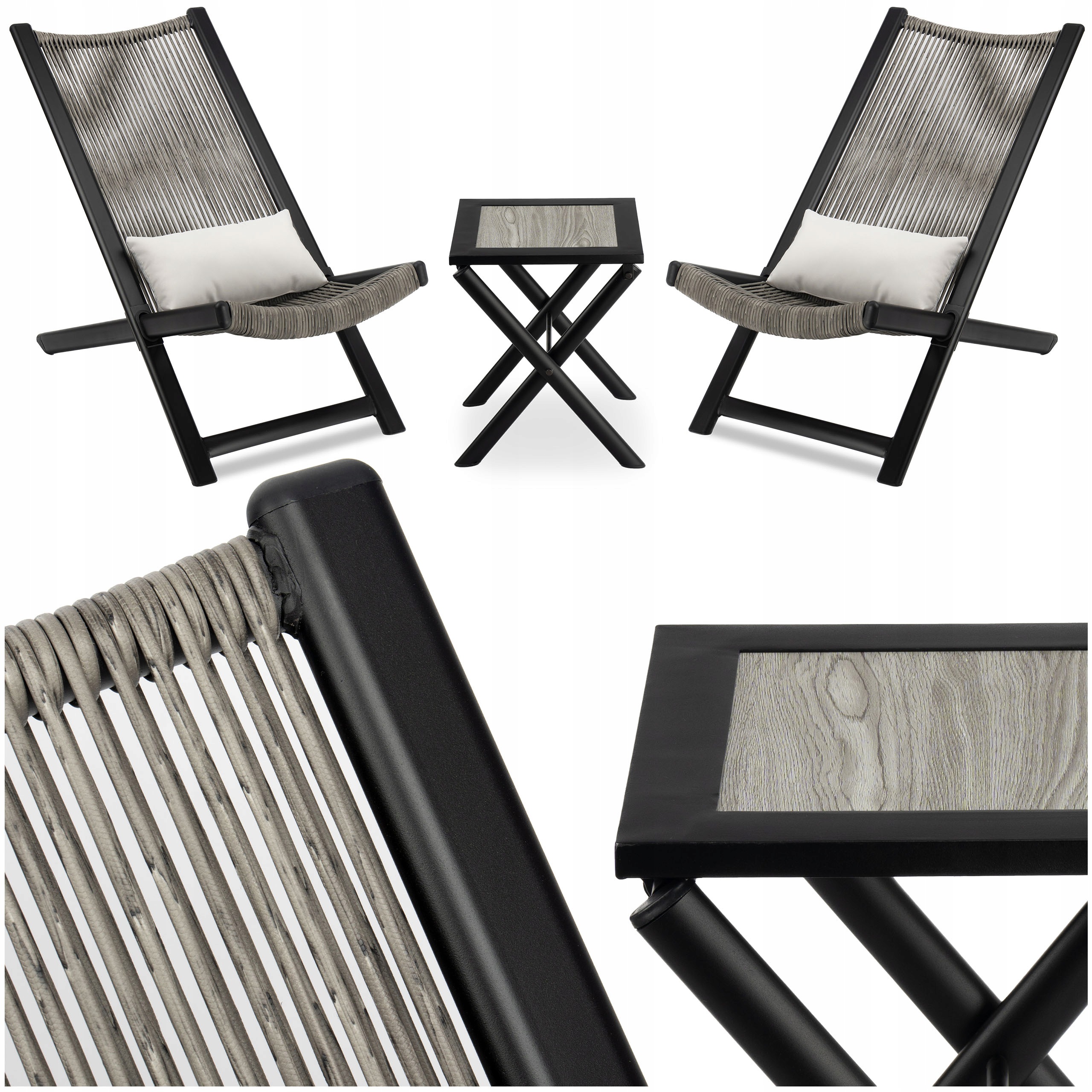 Sada Zahradního Nábytku Chill Onyx Do Zahrady Terasy Relax Dovolená