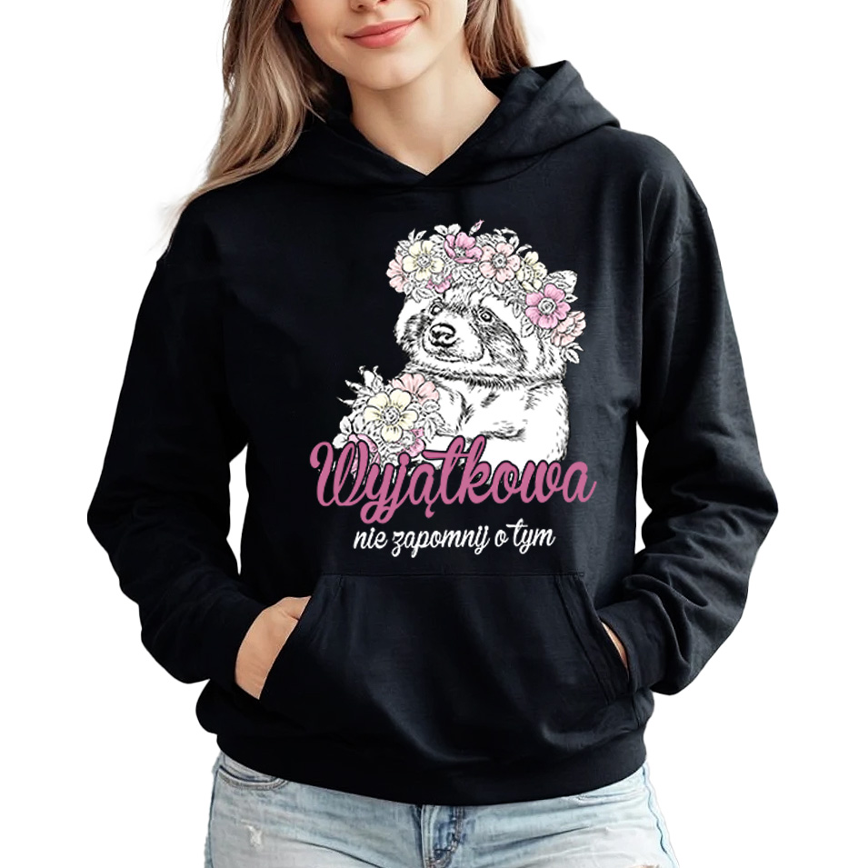 Mikina Výjimečná dámská motivační mikina Powerfull Girl Power Dárek XL