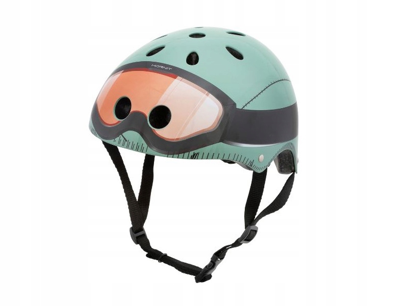 Kask rowerowy Hornit Military Medium Zielony dla Dzieci (rozmiar M)