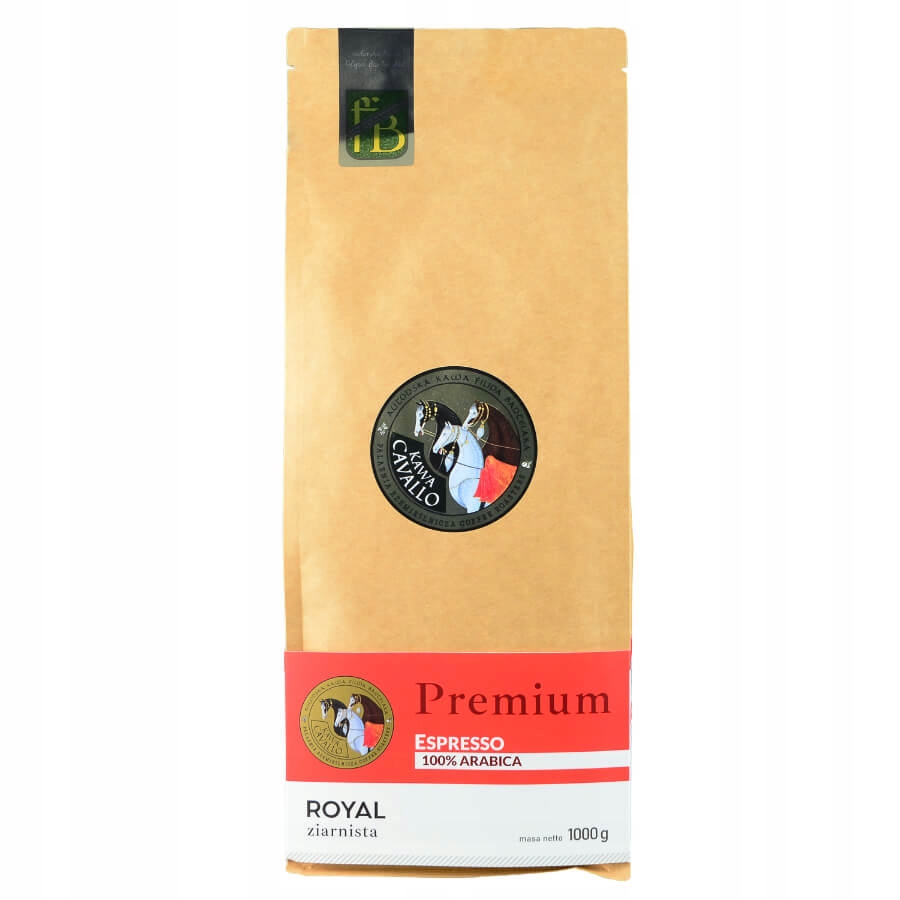 Levně káva Cavallo Espresso Royal Premium 250 g zrnková