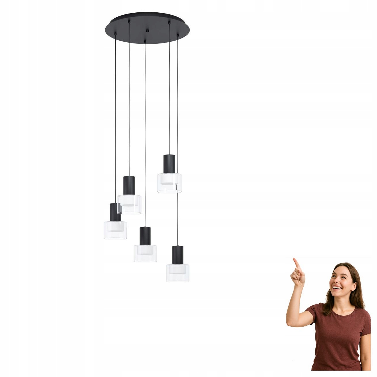 Závesná lampa Molineros 39727 Eglo