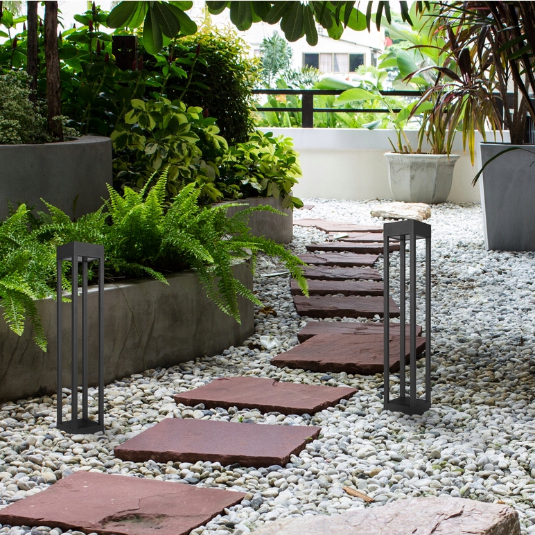 LAMPA LED OGRODOWA Lemo GX53 SŁUPEK ZEWNĘTRZNY 60cm antracyt Kod producenta 1637