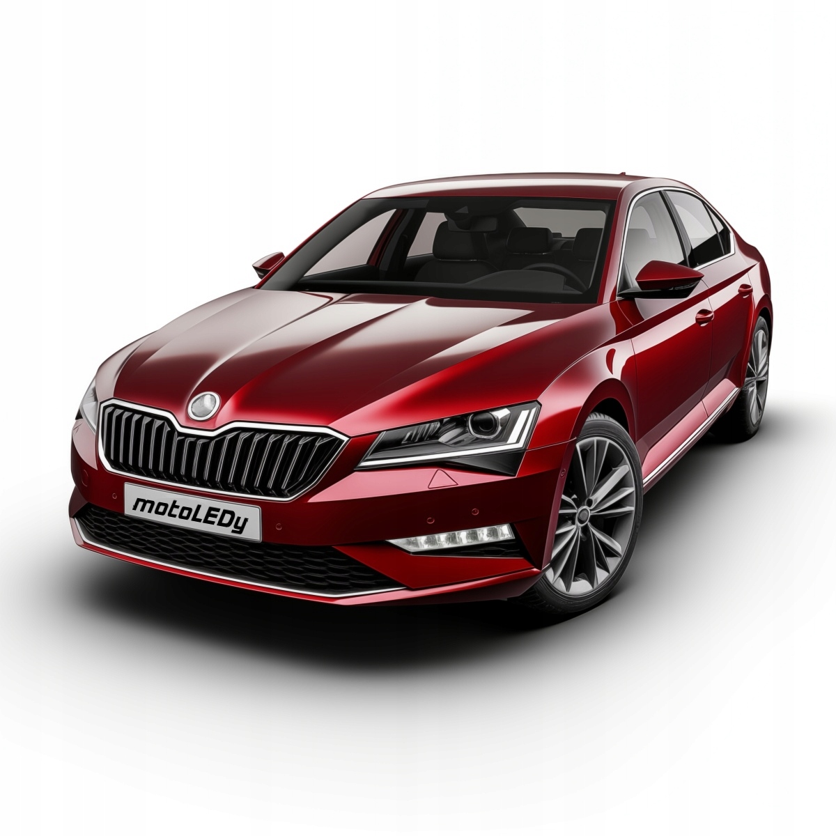 Škoda Superb 2 Led osvětlení interiéru