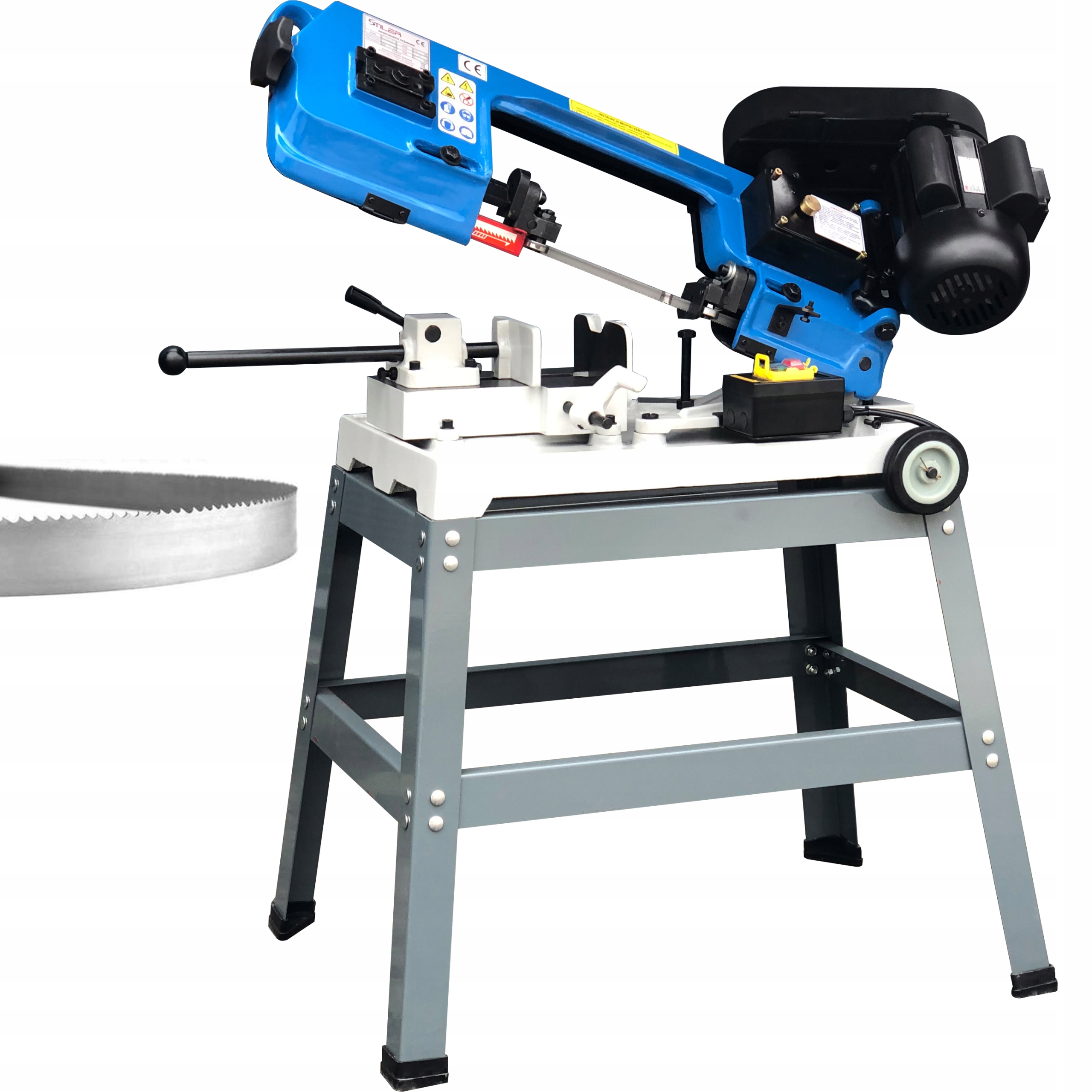 Silná Pásová Pila Na Řezání Kovových Trubek Profilů 150 MM Bs 115A Stiler