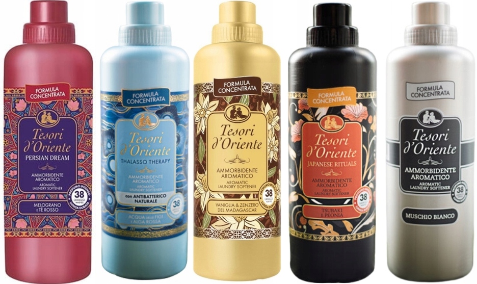 Levně Tesori d'Oriente Sada 5 kusů italských tekutá aviváž 760 ml Ptvjm