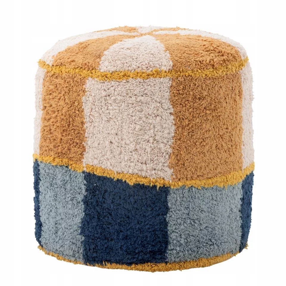 Pufa Kio Blue viacfarebná One size Bloomingville