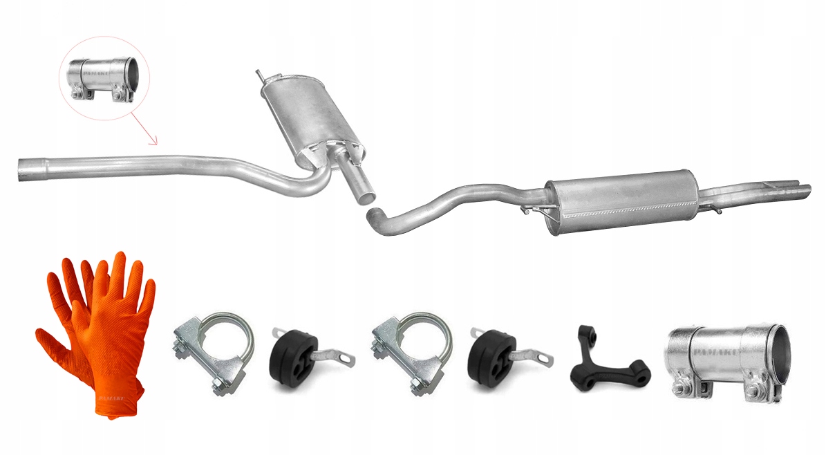 Audi A4 B5 1.8 Turbo 20V 110KW (95-01) Sedan Kombi Středové Koncové Tlumiče