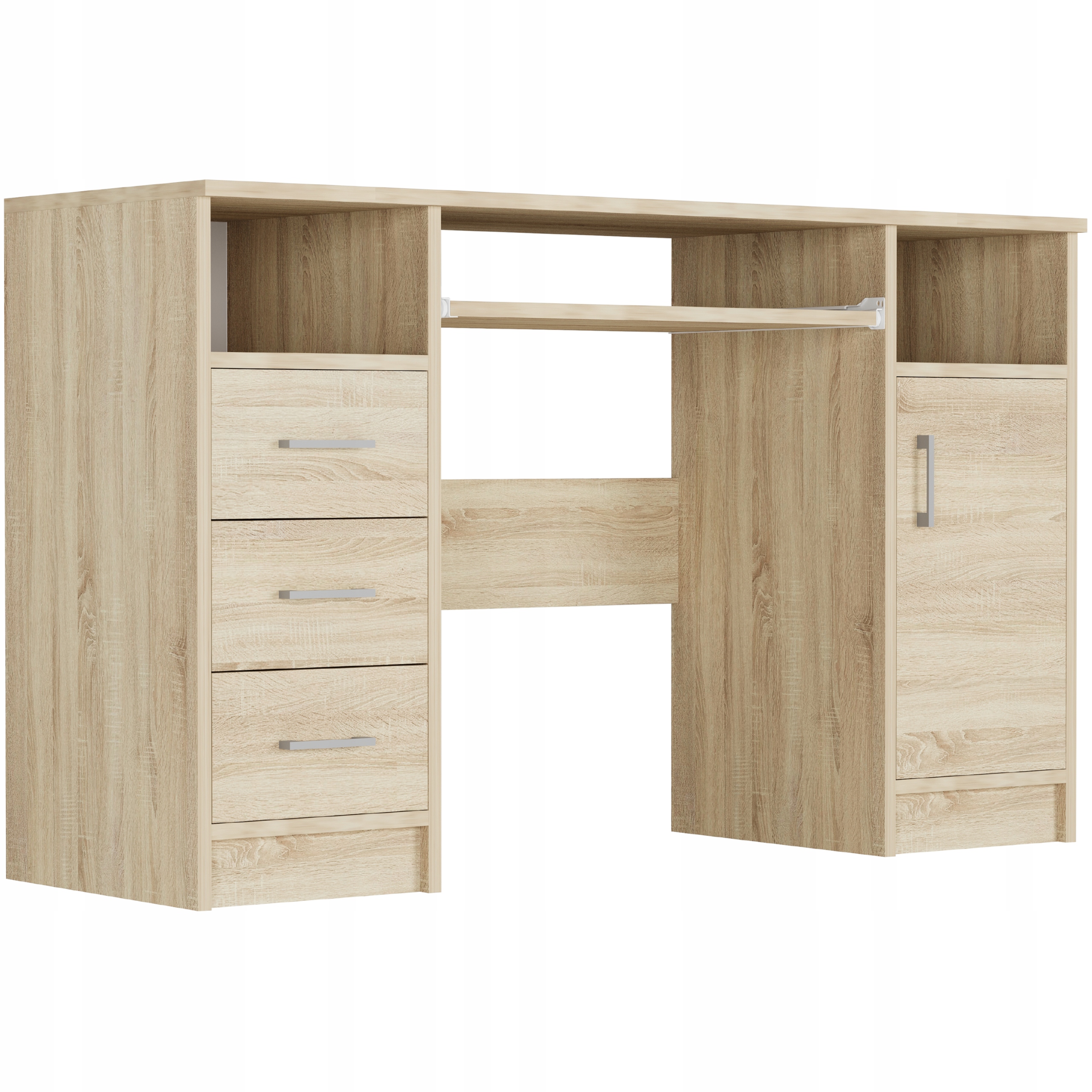 Biurko komputerowe stolik 124cm sonoma duże N11