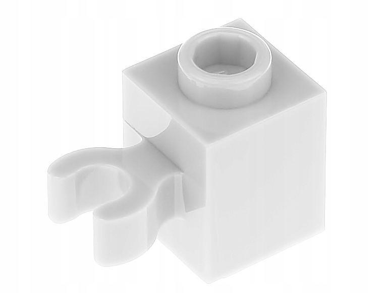 

Lego Klocek z klipem 1x1 30241b szary jasny 2 szt