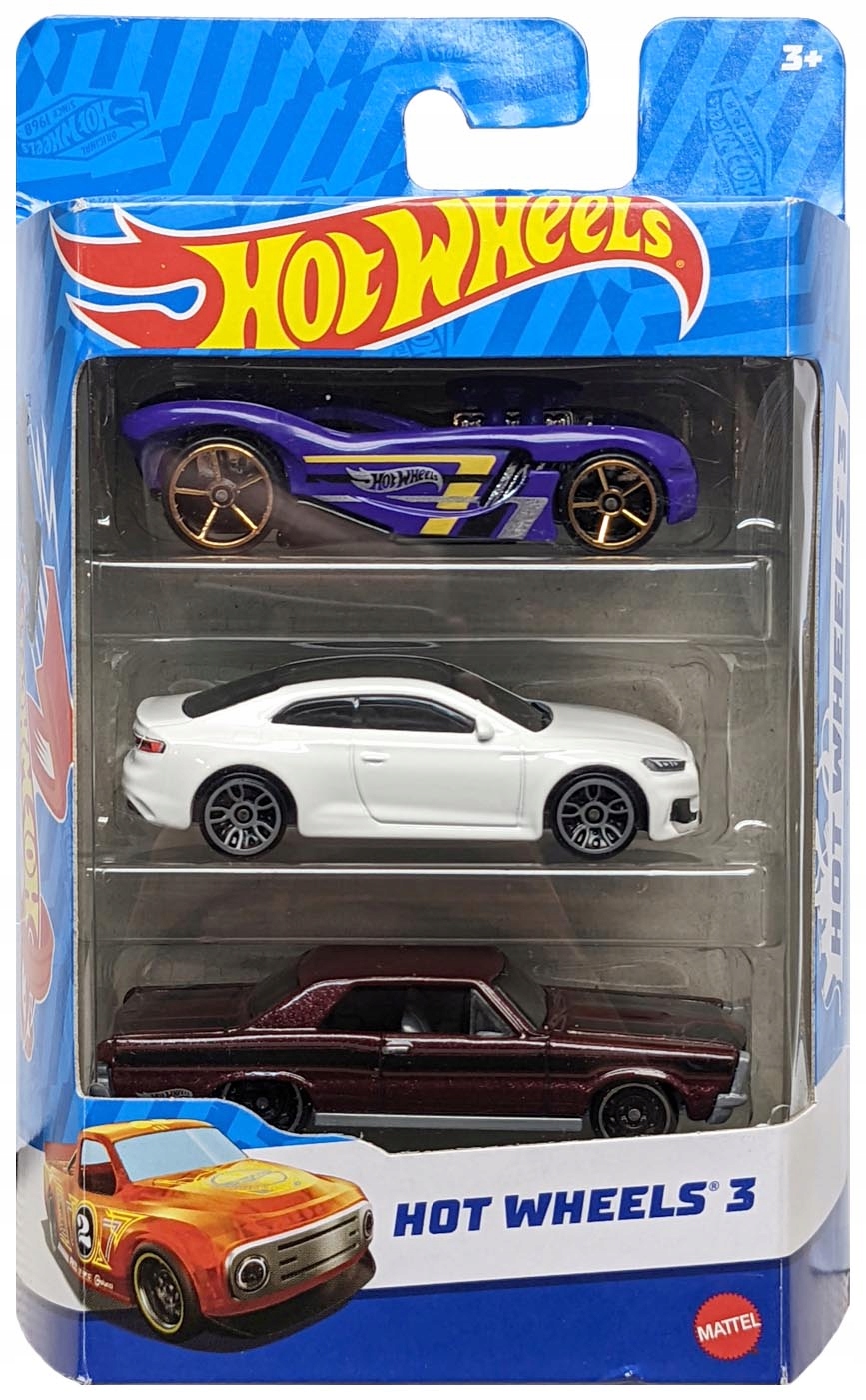 

Hot Wheels 3-PAK Audi Rs 5 Coupe Białe Pontiac Gto