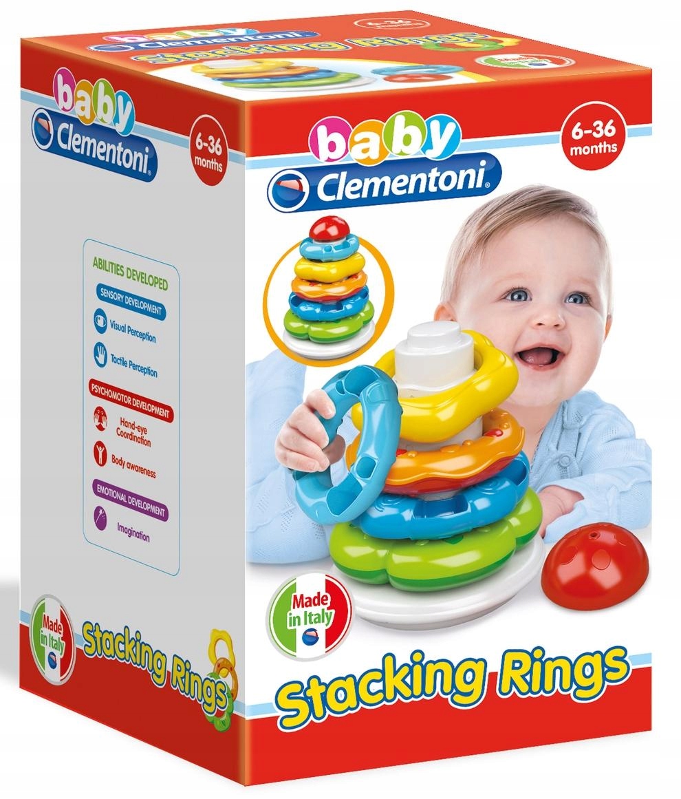 

Baby Clementoni Kolorowa Wieża układanka