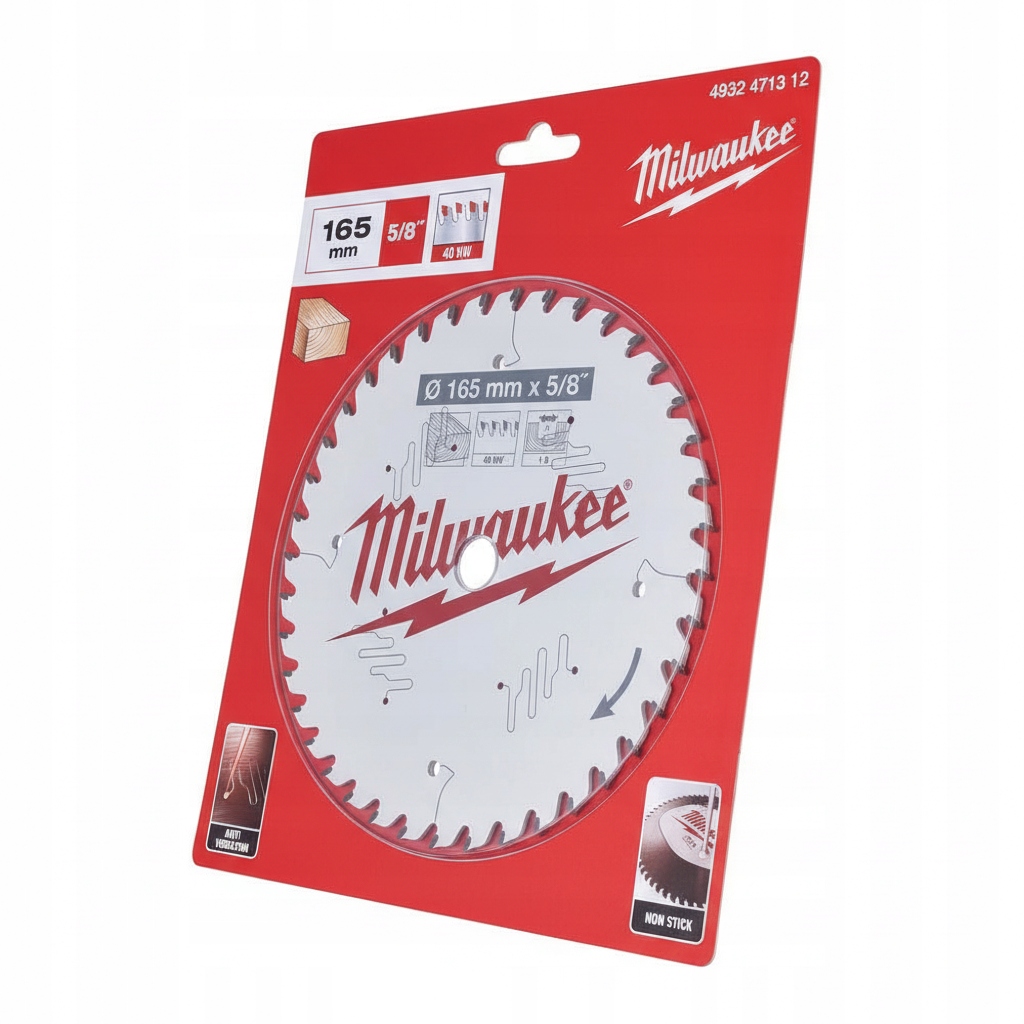 Pilový kotouč na dřevo 165 mm 40z Milwaukee 4932471312