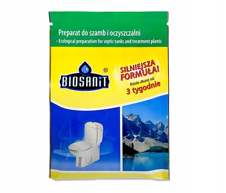

Biosanit do szamba, oczyszczalni saszetka 30g