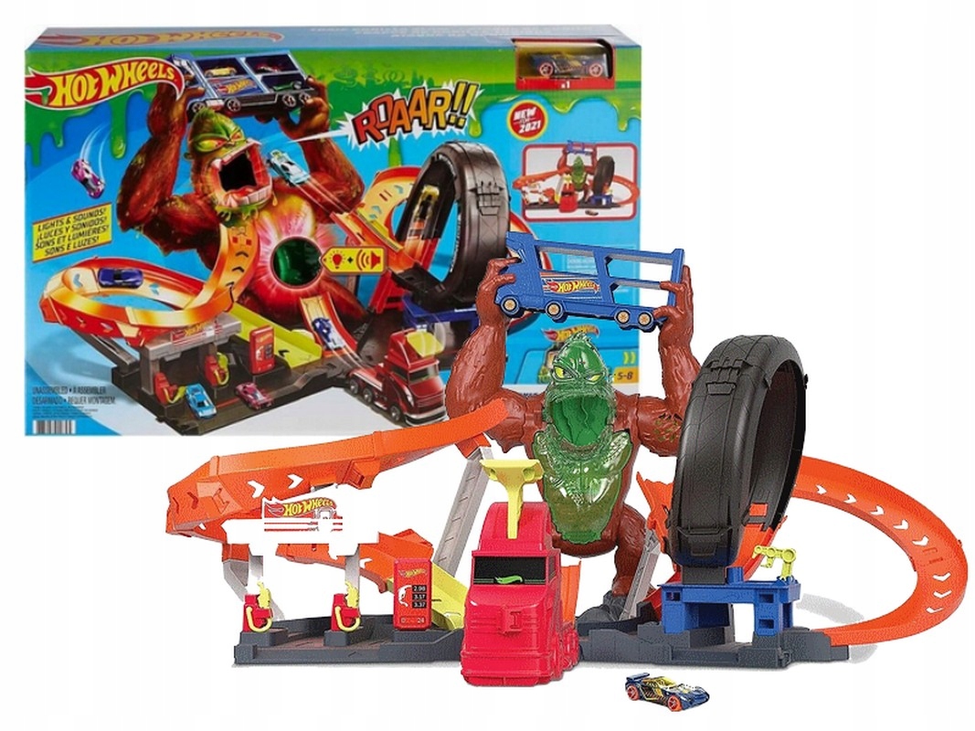 

Zestaw pojazdów City Goryl Hot Wheels GTT94