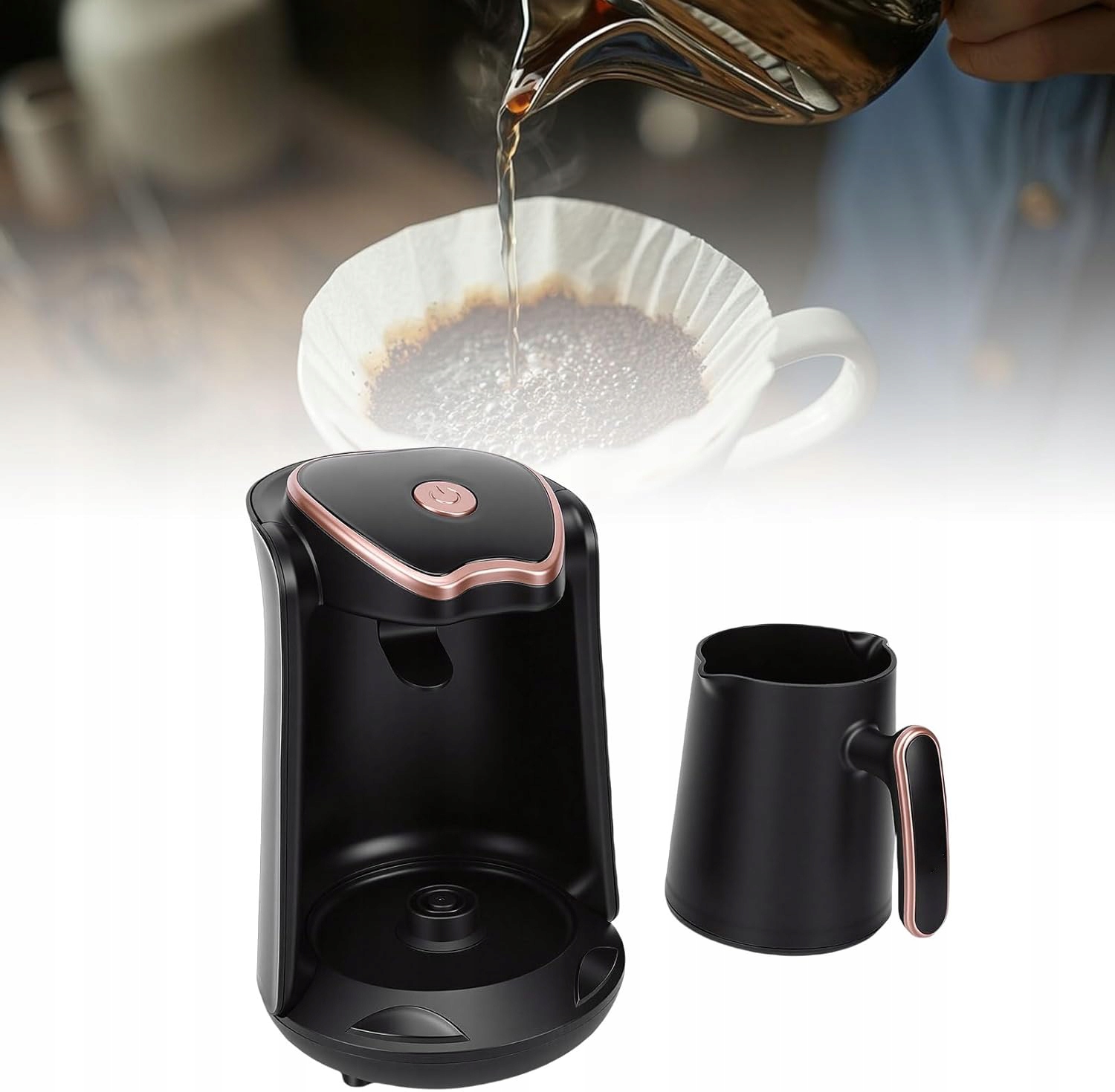 Malý kávovar pro nepřetržité použití 300 ml pro kancelářskou a domácí kávu 600 W