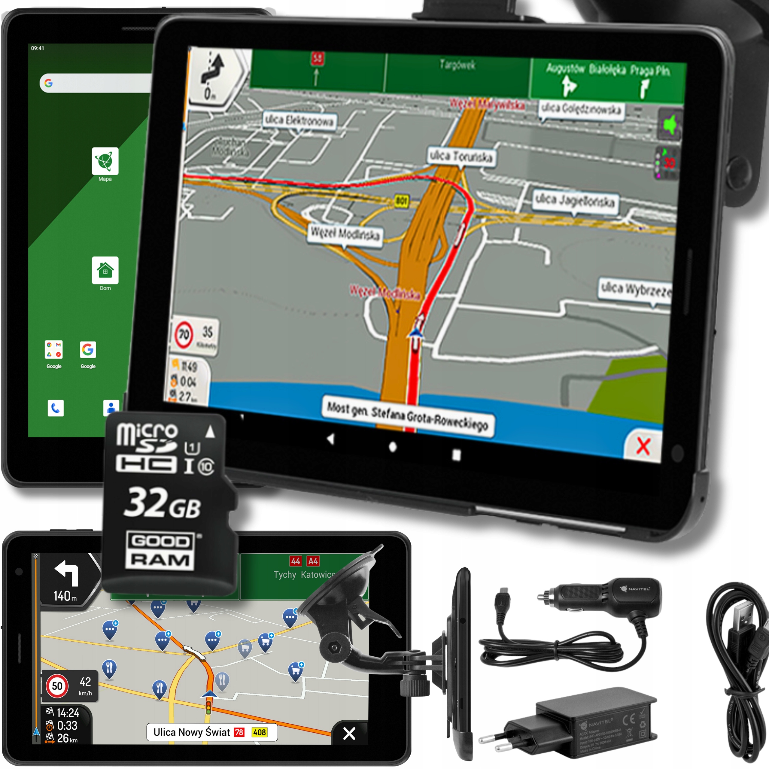 Tablet Navigace Navitel T797 iGO Primo Truck Pro Nákladní Vozidla Tir Bus