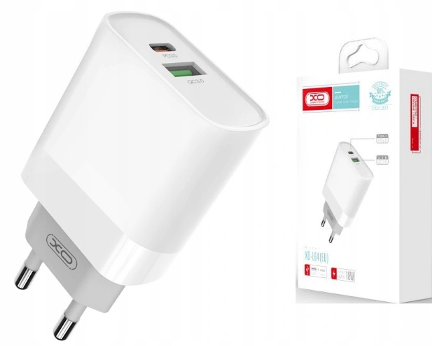 

Szybka podwójna ładowarka kostka Usb-c Usb 20W Qc