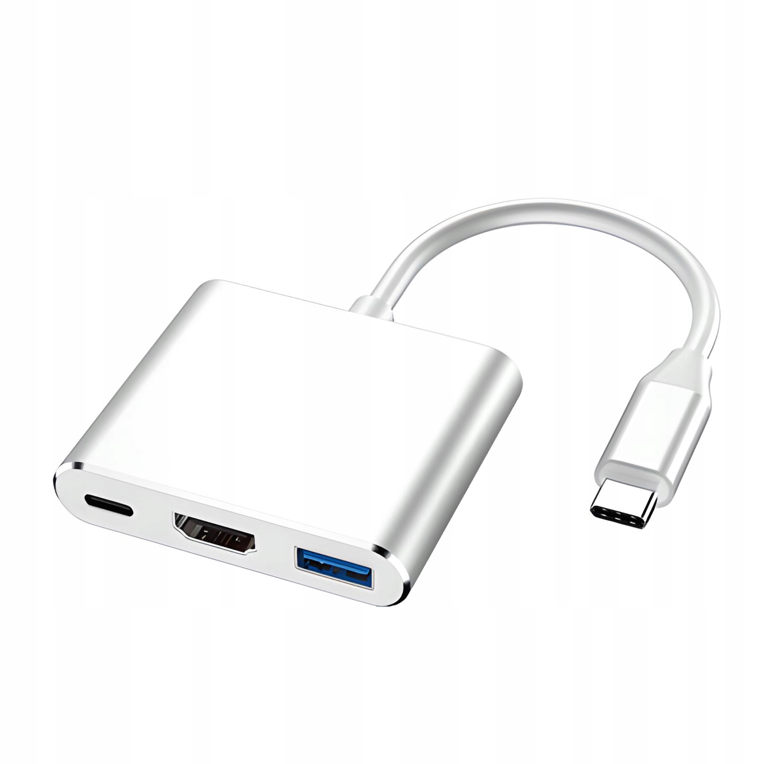 

Przejściówka Adapter 3W1 Usb-c 4K Hdmi Hub Usb 3.0