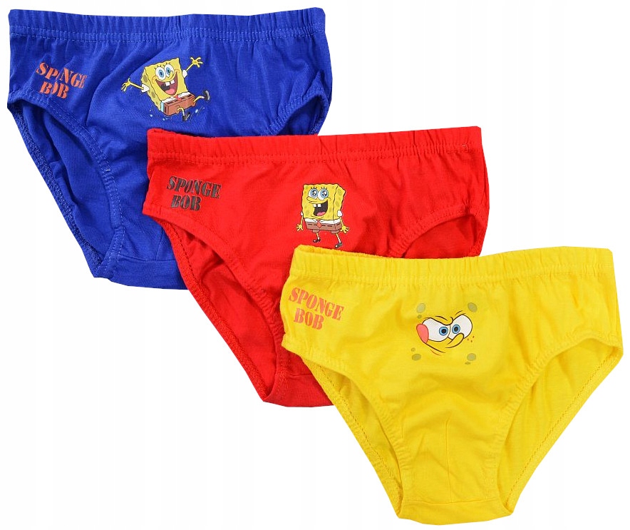 

Spongebob Slipy Majtki 3-PACK 110/116 E260A