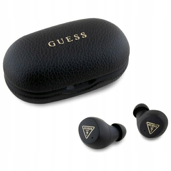 Originální sluchátka Guess Bluetooth Tws dokovací stanice černá