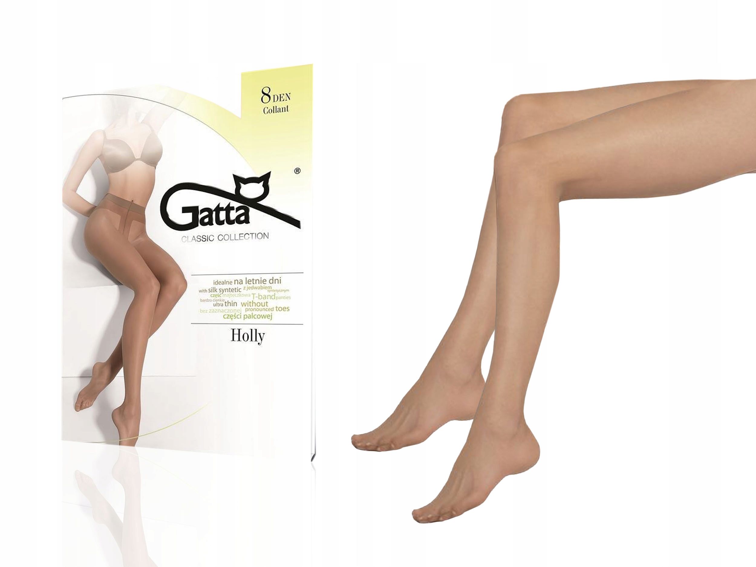 

Rajstopy matowe Gatta Holly, 8 den, daino, 4-L