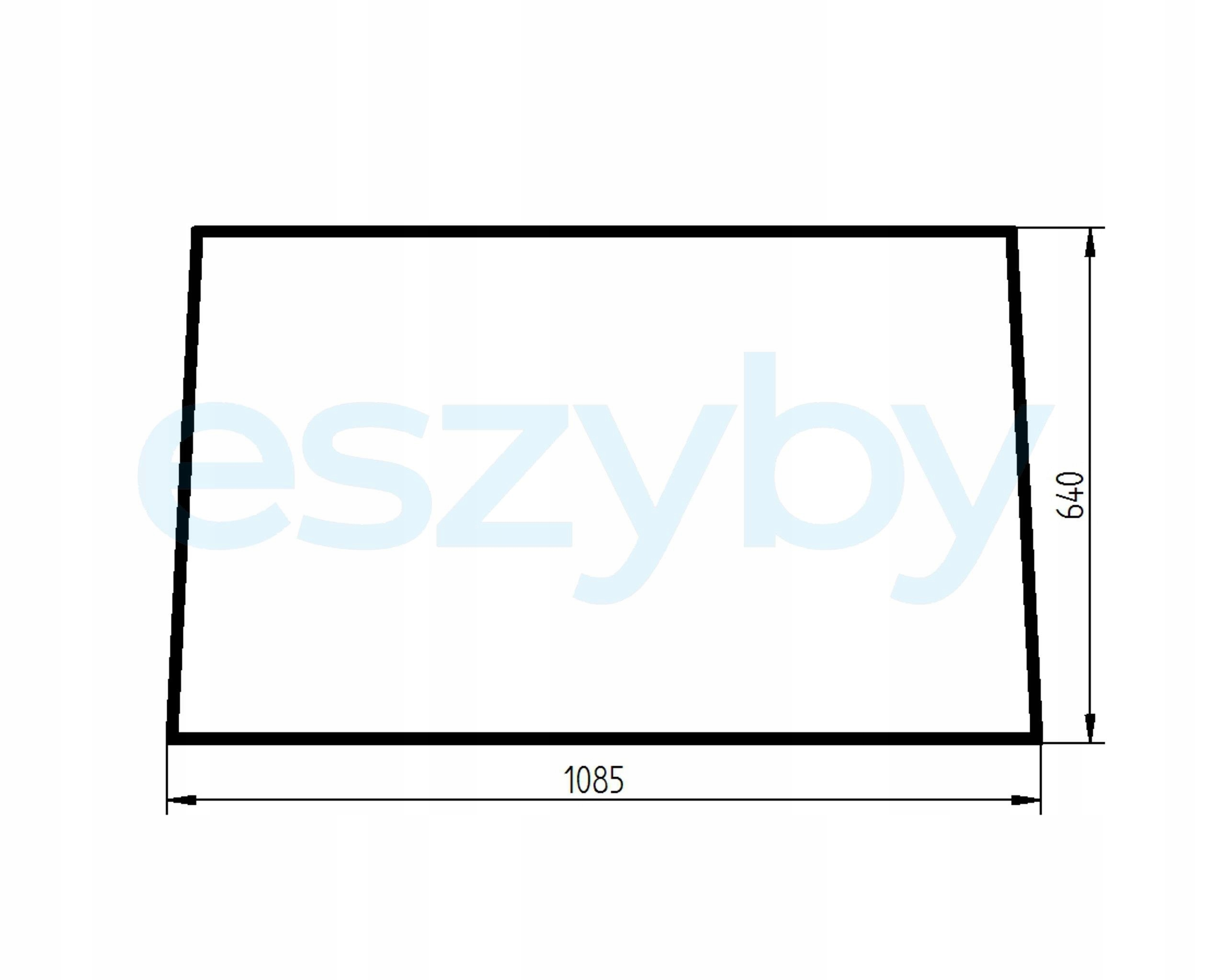 sklo vysokozdvižný vozík Manitou MC zadní 561087