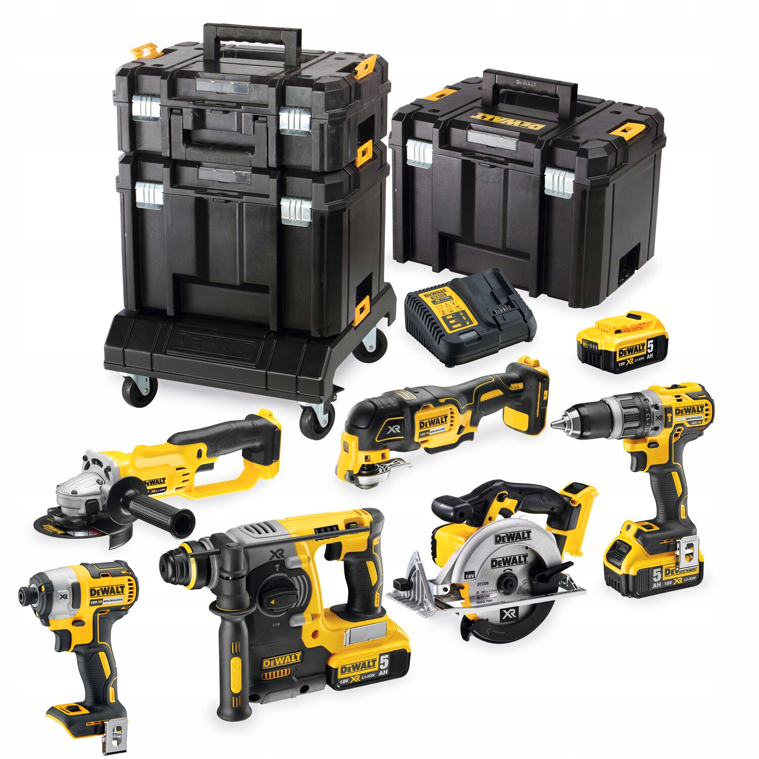 

Dewalt Zestaw Combo 6 Narzędzi 3x 5AH DCK654P3T