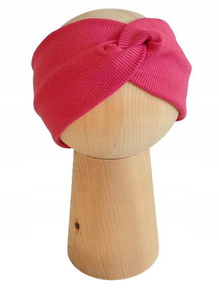 

Opaska Damska Przeplatana Prążek Chili 54-58cm