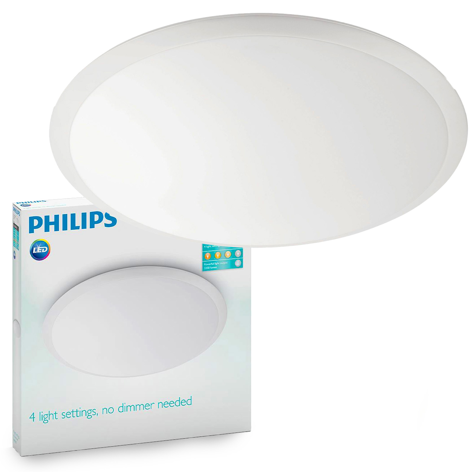 Stropní Svítidlo Led Stropní Svítidlo Na omítku Wawel 36W Cct Stmívatelné 48cm Philips