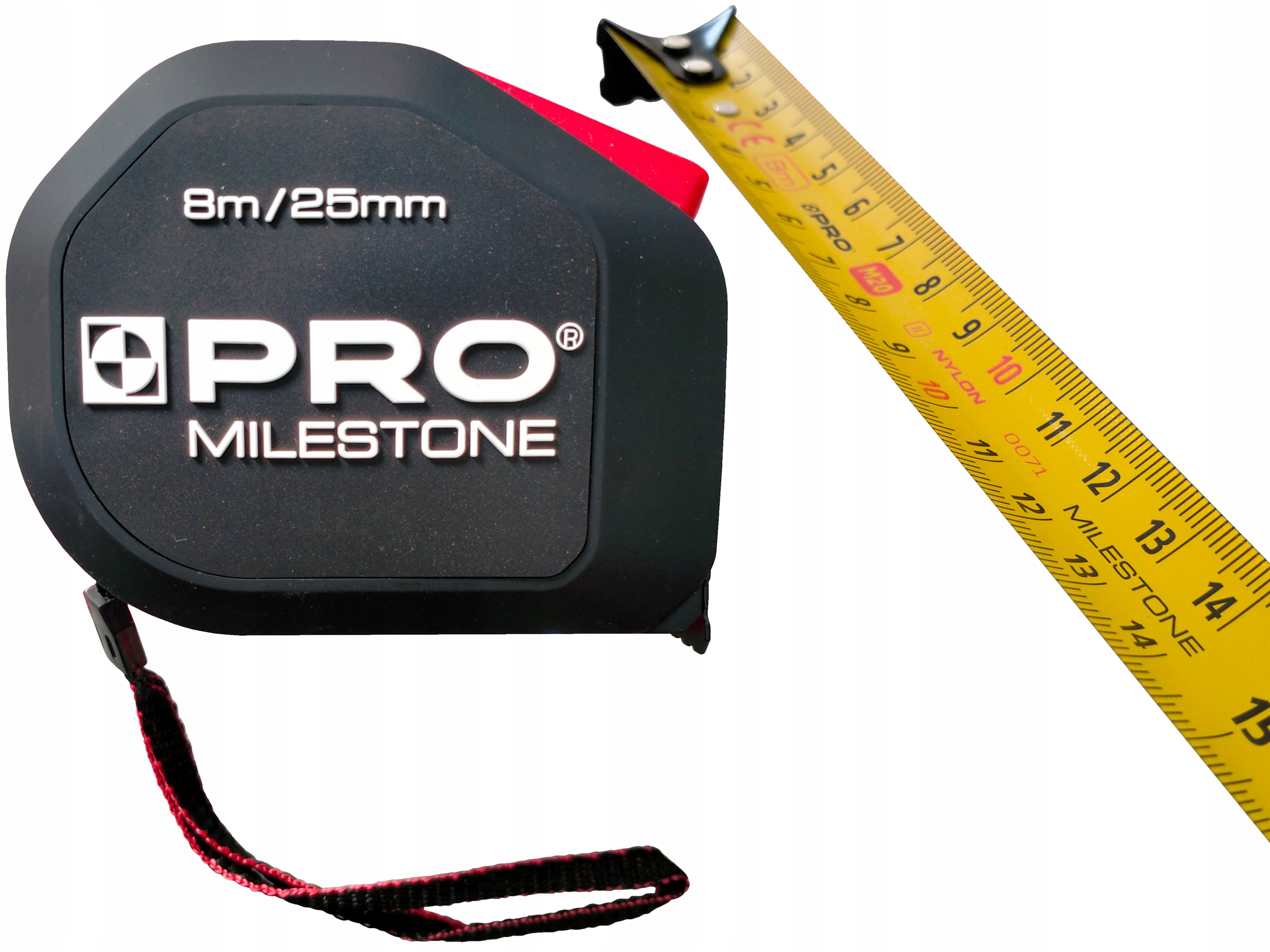 

Miara Zwijana Pro Milestone 8m x 25mm Stalowa