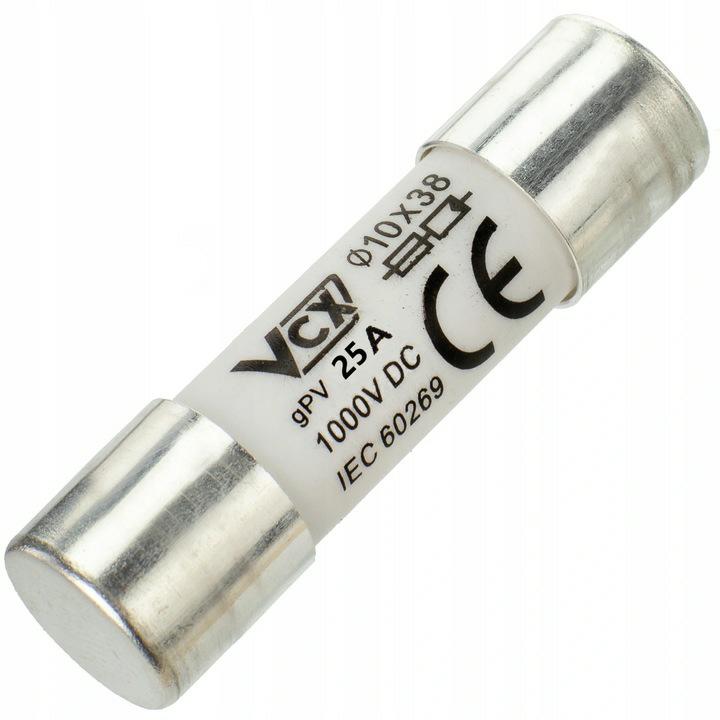 

Bezpiecznik gPV 25A DC 10x38