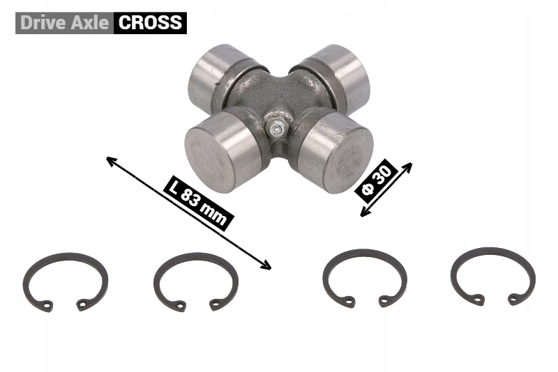 Křížek Hnací Poloosy (30X83 MM) Je Vhodný Pro: Massey Ferguson 6495, 6497,