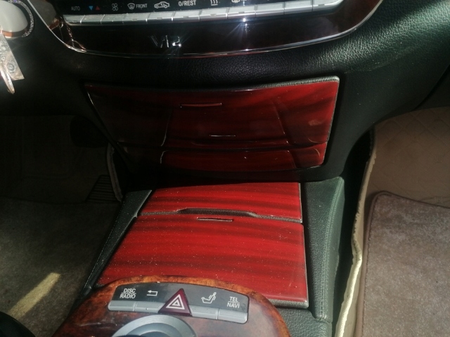 Мерседес в 221 шпону панелі наклейки дерево 3D