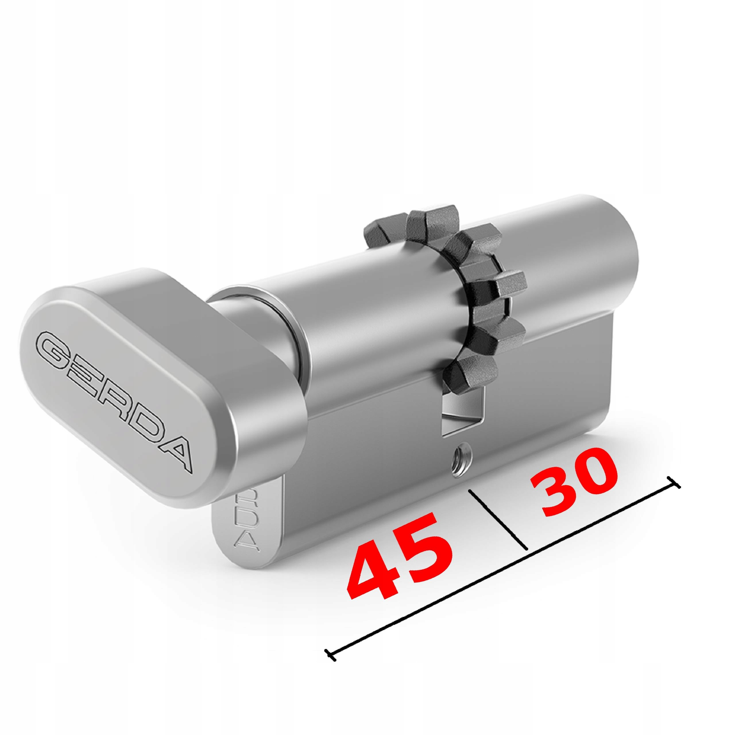 WKŁADKA GERDA H PLUS ZĘBATKA GAŁKA G45/30 NIKIEL Marka Gerda