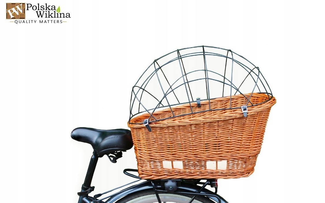 

Koszyk Wiklinowy kosz Na Rower bagażnik Duży